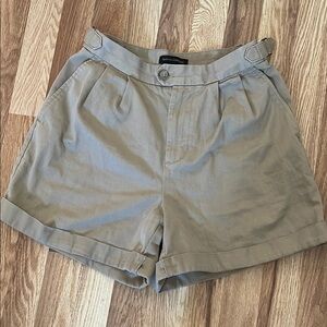 Banana Republic Khaki High Waist Shorts